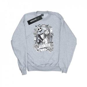 Disney Mens Nightmare Before Christmas, gewoon bedoeld als sweatshirt L grijs