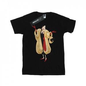 Disney jongens 101 Dalmatiërs klassiek Cruella De Vil T-shirt 12-13 wit