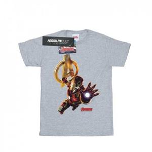 Marvel jongens Iron Man Pose T-shirt 12-13 wit