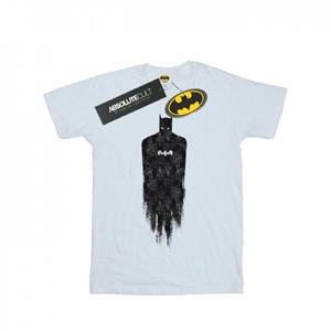 DC Comics Batman geborsteld T-shirt voor jongens 12-13 wit