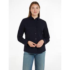 Tommy Hilfiger Overhemdblouse ESS POPLIN REGULAR SHIRT met popeline, geborduurd tommy hilfiger logo