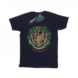 Harry Potter meisjes kerstkrans katoenen T-shirt 5-6 Years wit