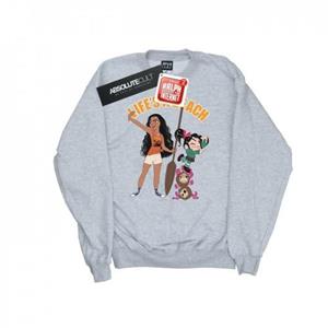 Disney Boys Wreck It Ralph Moana en Vanellope sweatshirt 9-11 Years wit