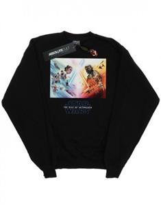 Star Wars: The Rise of Skywalker Star Wars: De opkomst van Skywalker Boys Star Wars The Rise Of Skywalker Battle Poster Sweatshirt 9-11 Years wit
