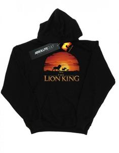 Disney Boys The Lion King Movie Sunset-logo hoodie 12-13 wit