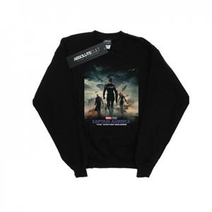 Pertemba FR - Apparel Marvel Studios Boys Captain America The Winter Soldier Poster-sweatshirt 12-13 zwart
