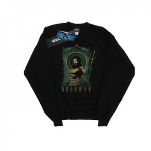 DC Comics Aquaman-sweatshirt met drietand voor jongens 12-13 zwart