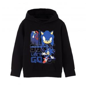 Sonic The Hedgehog Boys Let's Go-hoodie 5-6 Years zwart