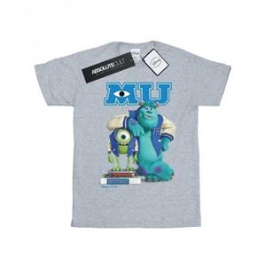 Disney jongens Monsters Universiteit poster T-shirt 12-13 wit