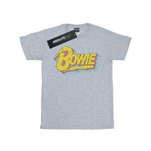 David Bowie jongens maanlicht jaren 90 logo T-shirt 9-11 Years wit