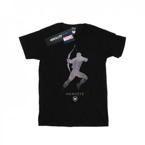 Marvel jongens Hawkeye silhouet T-shirt 9-11 Years wit