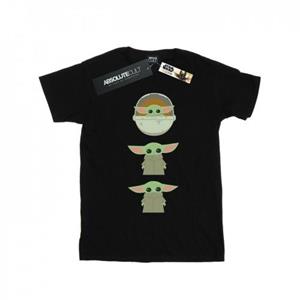 Star Wars Boys The Mandalorian The Child Posing T-Shirt 9-11 Years wit