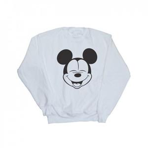 Disney meisjes Mickey Mouse gesloten ogen Sweatshirt 9-11 Years wit