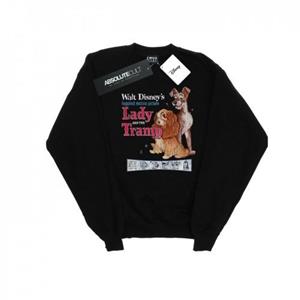Disney Heren Lady en de Vagebond Distressed Klassiek Poster Sweatshirt M wit