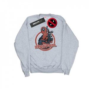 Marvel Deadpool Gun Finger-sweatshirt voor heren S wit