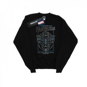 Marvel Fantastic Four Fantasticar neon-sweatshirt voor heren L zwart