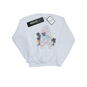 Disney Heren Mickey Mouse Surf Fever Sweatshirt XL wit