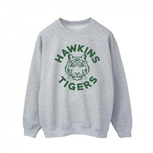 Pertemba FR - Apparel Netflix Heren Stranger Things Hawkins Tigers Sweatshirt L grijs