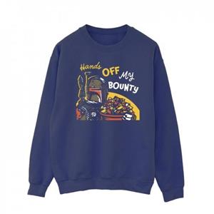 Star Wars Mens Boba Fett Hands Off My Bounty Sweatshirt L marineblauwe kleur