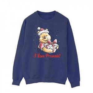 Disney Heren Winnie The Pooh Love Presents Sweatshirt L wit