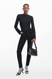Slim fit denim broek