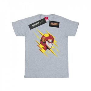 DC Comics Boys het Flash Lightning portret-T-shirt 9-11 Years wit