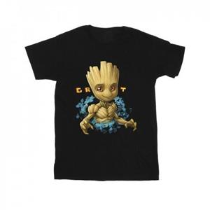Guardians Of The Galaxy Jongens Groot Bloemen T-shirt 9-11 Years wit