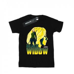 Marvel Boys Avengers Infinity War Black Widow karakter-T-shirt 12-13 zwart