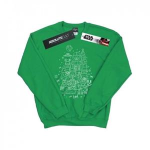 Star Wars Mens Empire Christmas Sweatshirt L wit