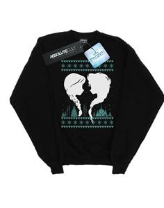 Disney Frozen Christmas Sisters-trui voor meisjes 12-13 zwart