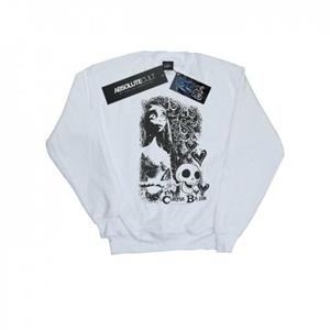 Pertemba FR - Apparel Corpse Bride meisjes sweatshirt met schedellogo 12-13 wit