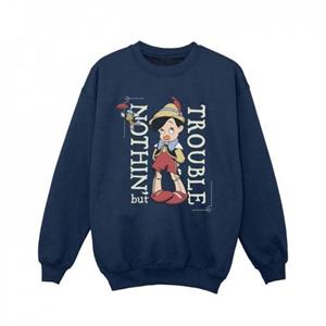 Disney Girls Pinocchio niets dan problemen Sweatshirt 12-13 zwart