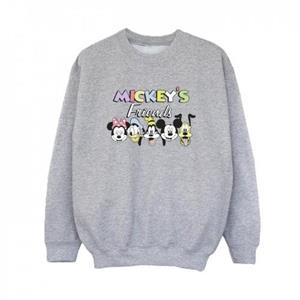 Disney jongens Mickey Mouse en vrienden gezichten sweatshirt 9-11 Years wit