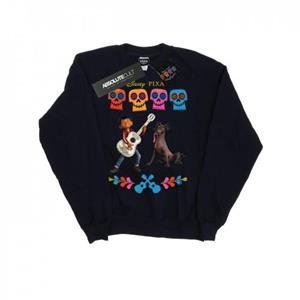 Disney jongens Coco Miguel logo sweatshirt 7-8 Years wit