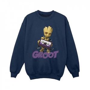 Guardians of the Galaxy jongens Groot Casette Sweatshirt 5-6 Years wit