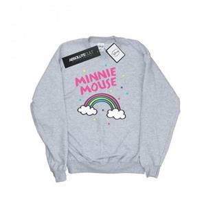 Disney jongens Minnie Mouse Sweatshirt met regenboogstippen 12-13 grijs
