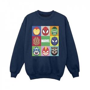Marvel Boys Paaseieren Sweatshirt 5-6 Years wit