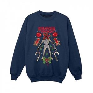 Pertemba FR - Apparel Netflix Boys Stranger Things Kerst Demogorgon Sweatshirt 9-11 Years wit