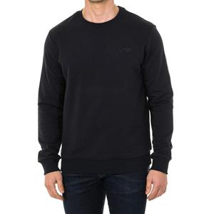 Armani Jeans Heren sweatshirt met lange mouwen en ronde hals 7V6M69-6JQDZ 3XL grijze kleur