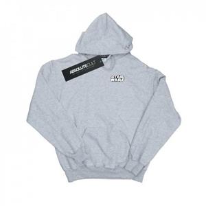 Star Wars Heren Logo Badge Hoodie XL grijs
