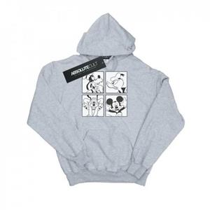 Disney heren Mickey, Donald, Goofy en Pluto boxed hoodie XL grijs