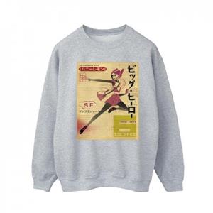 Disney Heren Big Hero 6 Baymax Honey Lemon Krant Sweatshirt L wit