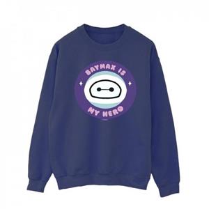 Disney Heren Big Hero 6 Baymax My Hero Pocket Sweatshirt L wit