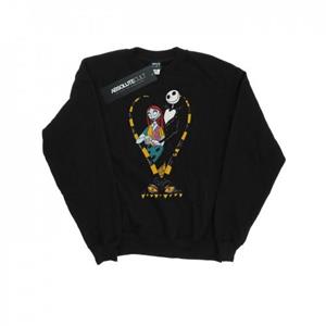 Disney Heren nachtmerrie voor Kerstmis Jack en Sally Love Sweatshirt L zwart
