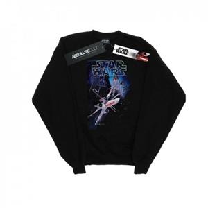 Star Wars Mens Flying Model Rocket Sweatshirt L zwart