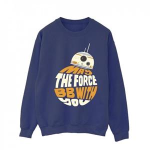 Star Wars Heren May The Force BB8 Sweatshirt L marineblauwe kleur