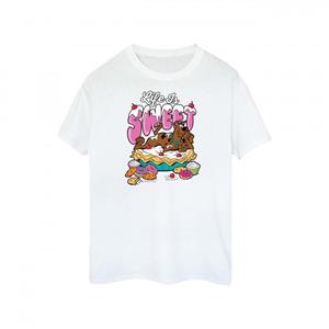 Scooby Doo Girls Life Is Sweet katoenen T-shirt 12-13 wit