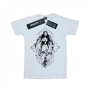 Pertemba FR - Apparel Corpse Bride meisjes geschetst bruid katoenen T-shirt 9-11 Years wit