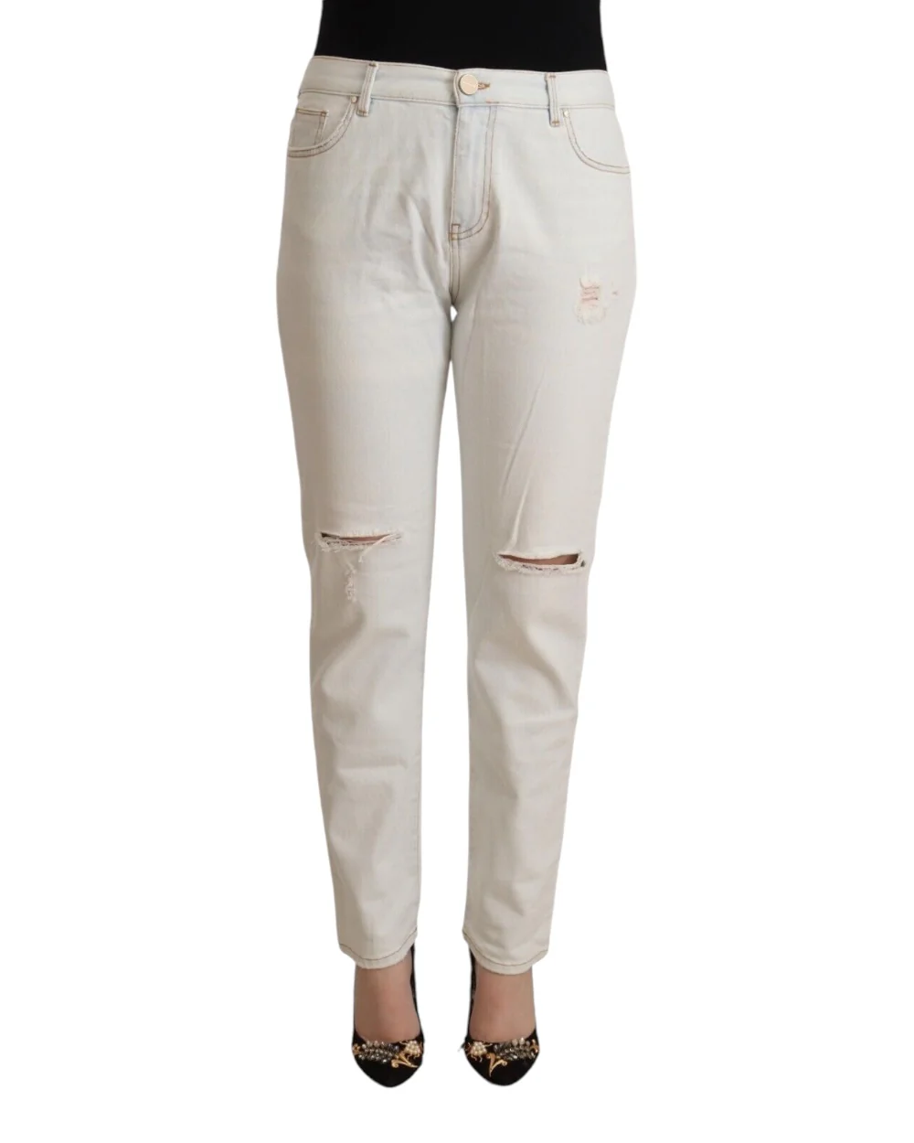 Pinko Te midden taille skinny denim jeans
