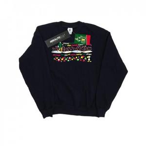 Elf meisjes Candy Cane Forest Sweatshirt 12-13 zwart